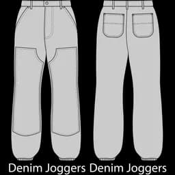 Denim Joggers