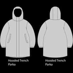 Hooded Trench Parka